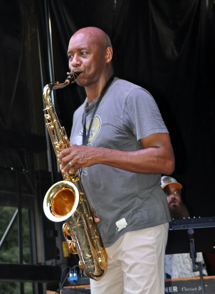 Bootsy Collins and Branford Marsalis in Clark Park