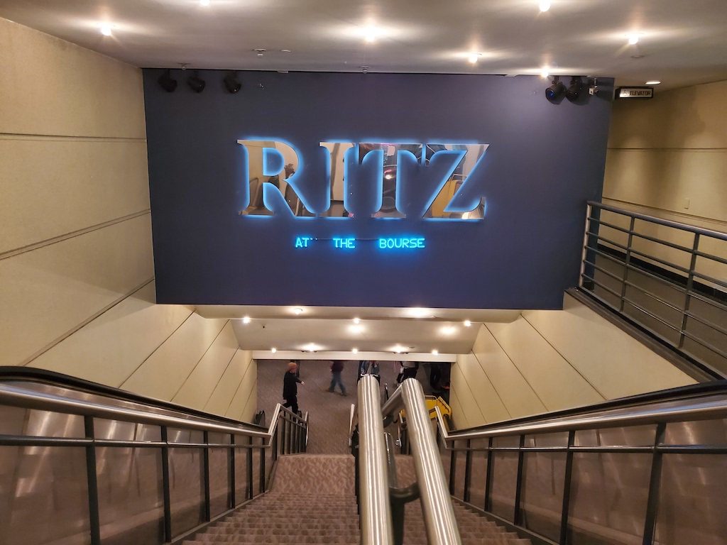 The last screening at The Ritz at the Bourse