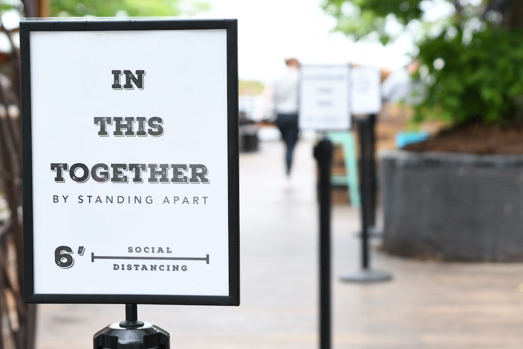 Working the outdoor seating settings before Philly goes to ‘yellow’