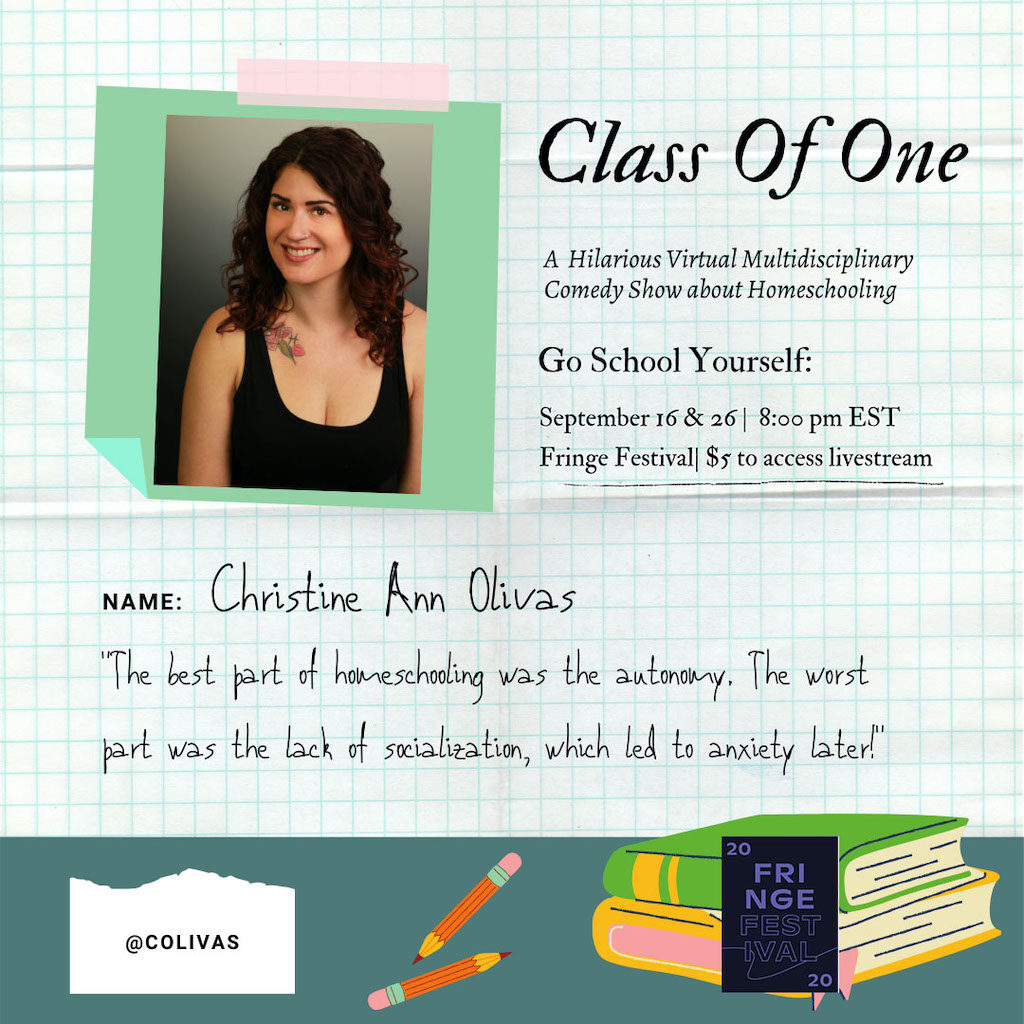 Christine Olivas Class of One Philadelphia Fringe Festival