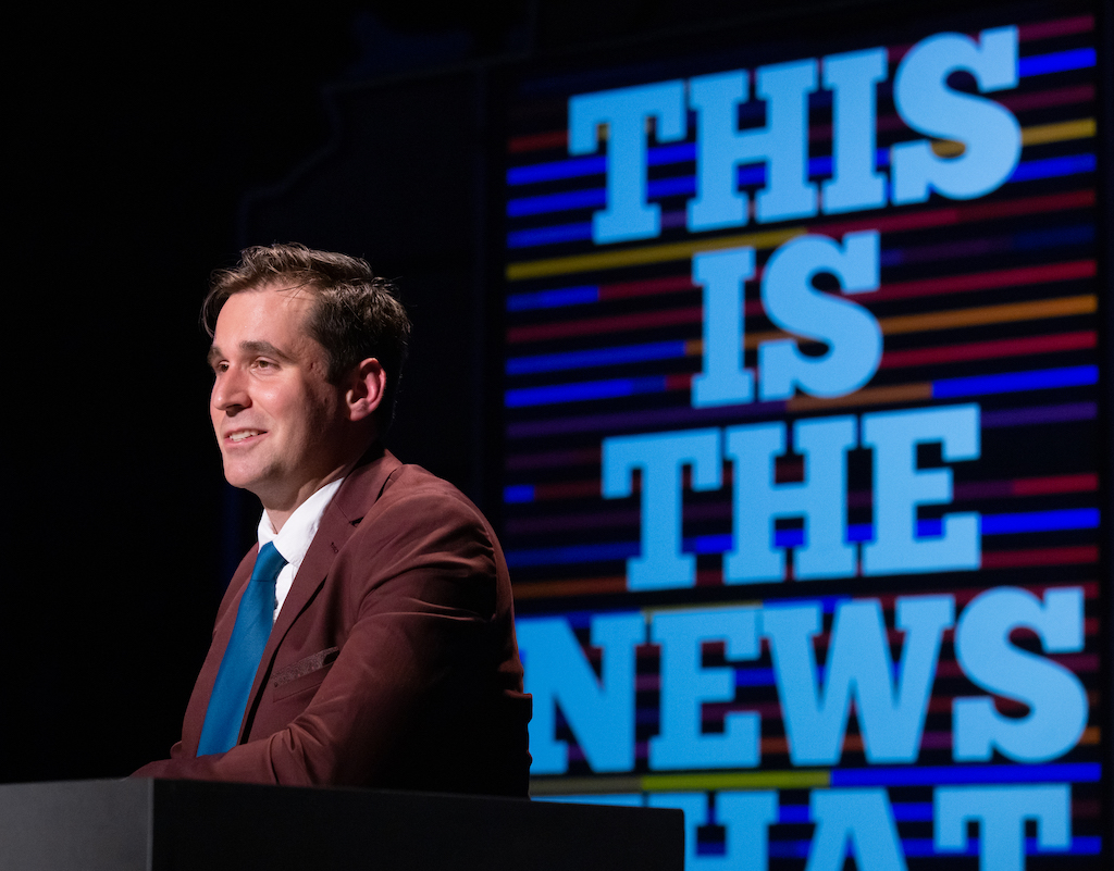 1812 Productions’ "This is the Week That Is" ends its seasonal run at Plays & Players Theater this weekend.