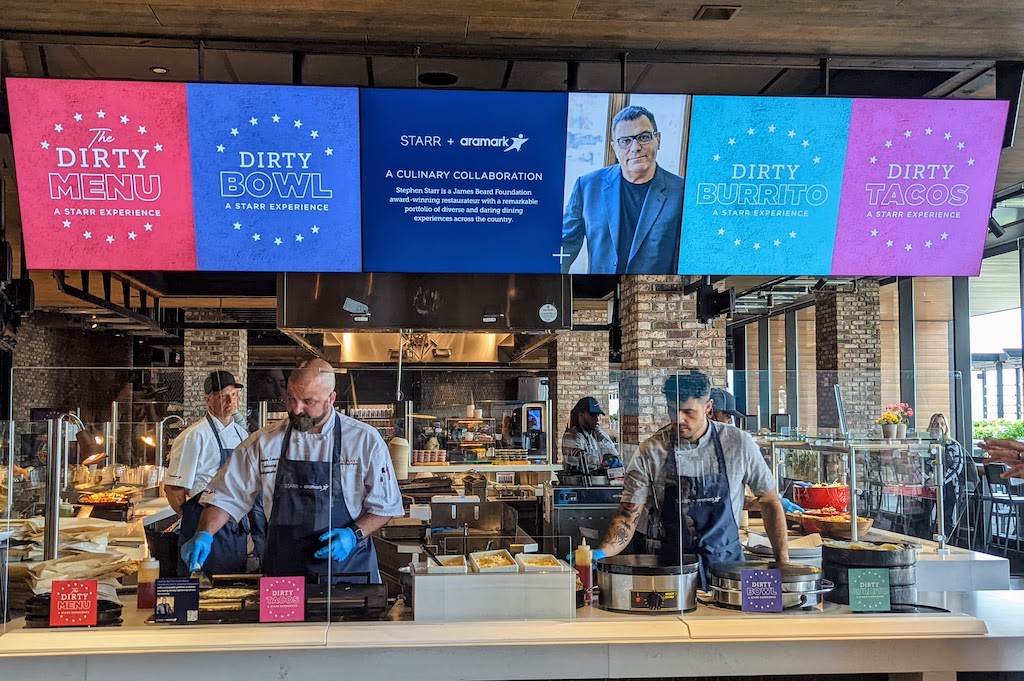 starr restaurant aramark