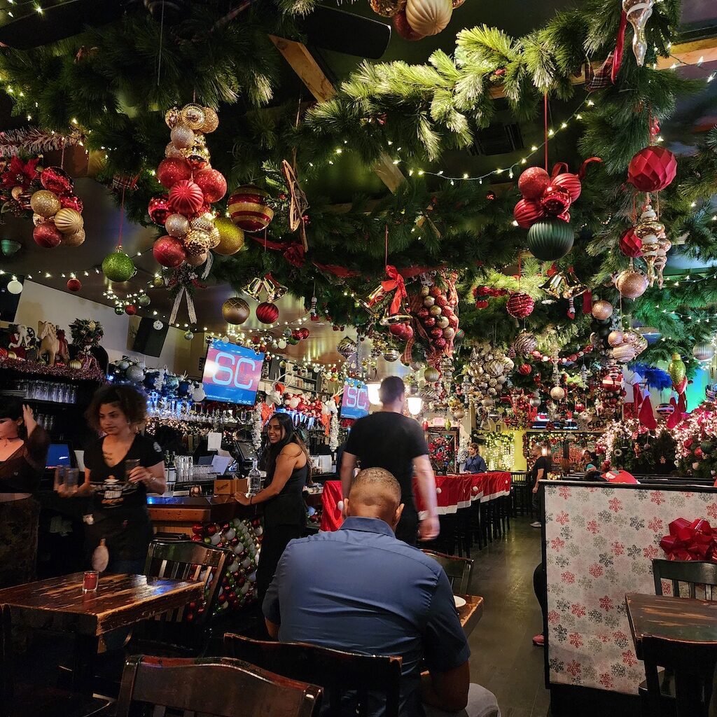Craftsman Row Saloon Christmas Pop-Up
