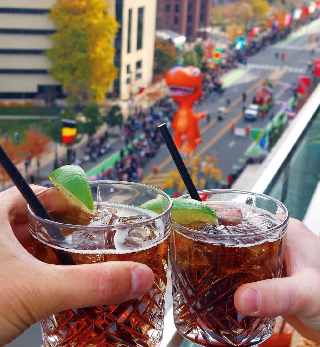 Assembly Rooftop Lounge Thanksgiving Day Parade Views