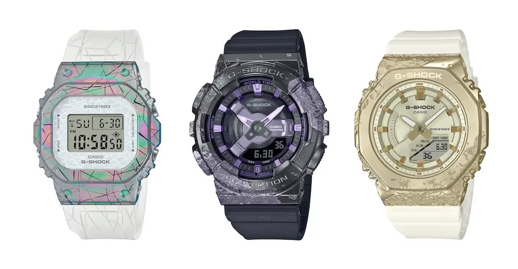 Casio is presenting the G-SHOCK Adventurer's Stone watches to commemorate its 40th anniversary.