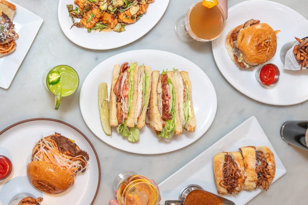 lunch at butcher bar