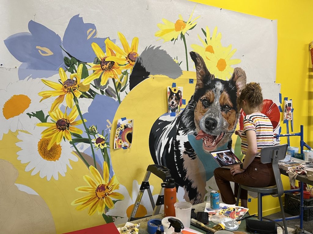 Orianna Hill Dog Park Mural to debut on August 15th