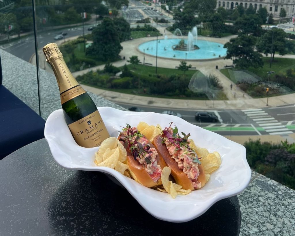 The Bubbly Bite at Assembly Rooftop Lounge